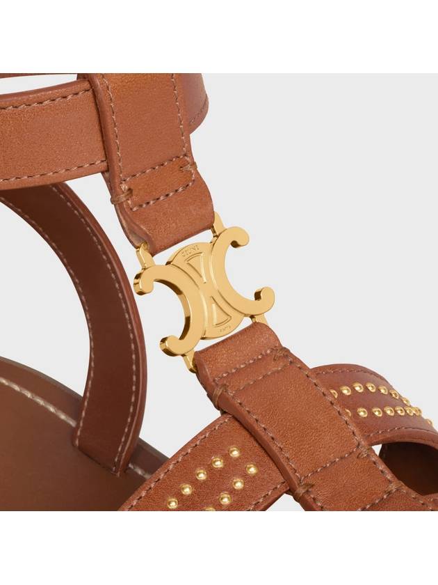 a Triomphe Gladiator Chunky Sandals Tan - CELINE - BALAAN 7