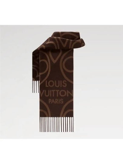 Women's LV In Bloom Scarf Brown - LOUIS VUITTON - BALAAN 2