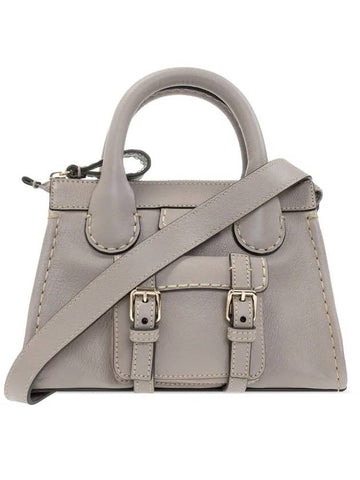 Edith Mini Shoulder Tote Bag Grey - CHLOE - BALAAN 1