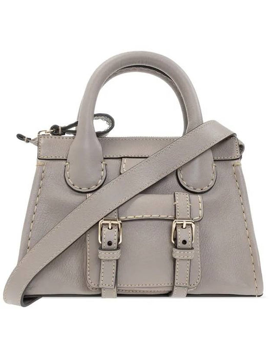 Edith Mini Shoulder Tote Bag Grey - CHLOE - BALAAN 1