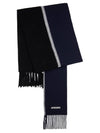 L'Echarpe Pampero Double Scarf Black - JACQUEMUS - BALAAN 4