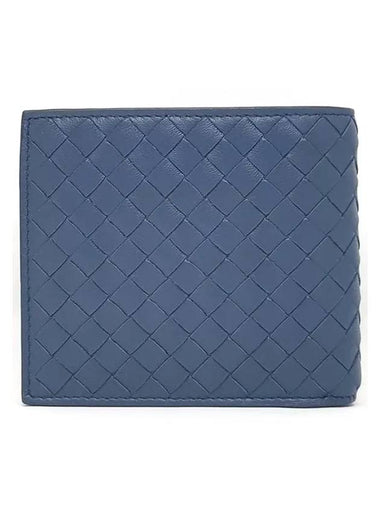 Intrecciato Bifold Wallet Navy - BOTTEGA VENETA - BALAAN 1