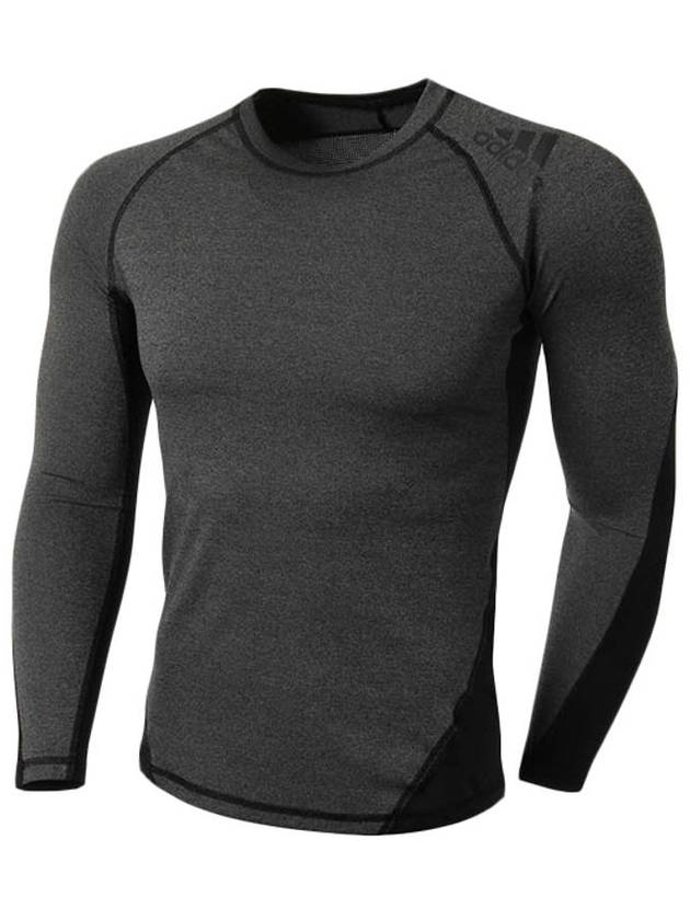 Tech Fit Alpha Skin Sports Tee LS CD7207 - ADIDAS - BALAAN 1