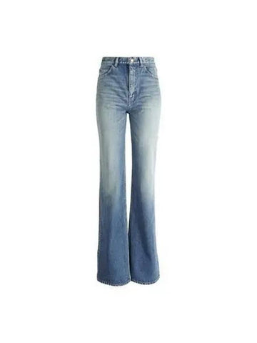 Women s Wide Leg Pants Denim Jeans 723225 Y10VC - SAINT LAURENT - BALAAN 1