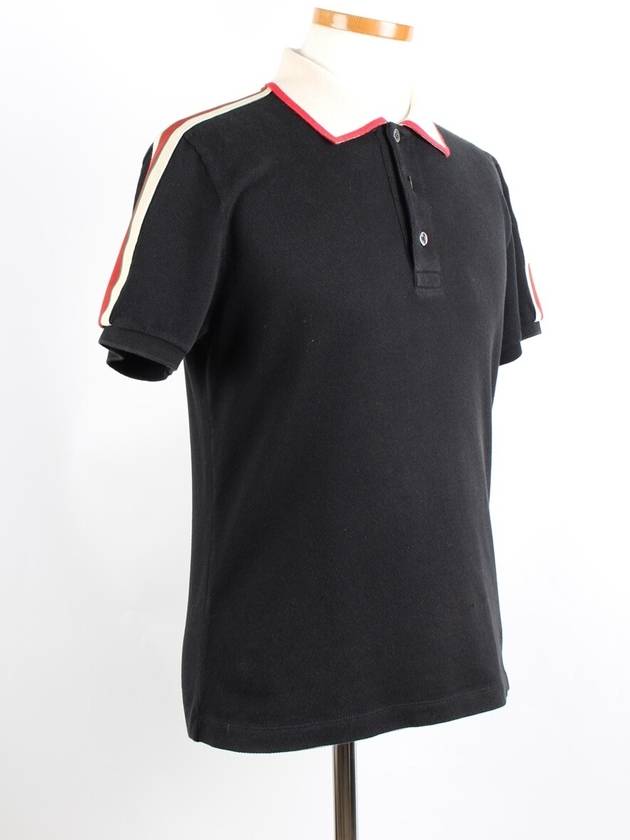 Striped Cotton Polo S - GUCCI - BALAAN 6