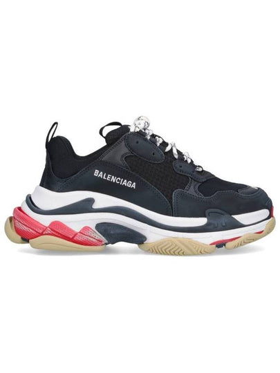 Triple S Low Top Sneakers Black - BALENCIAGA - BALAAN 2