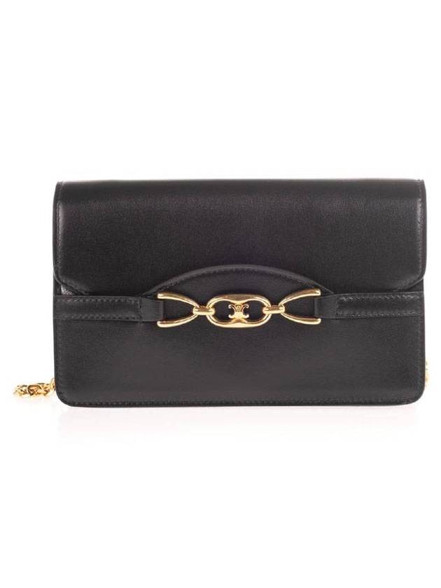 Chain Wallet Cross Bag Black - CELINE - BALAAN 1