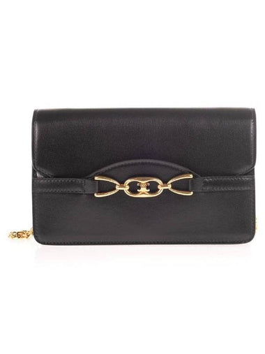 Chain Wallet Cross Bag Black - CELINE - BALAAN 1