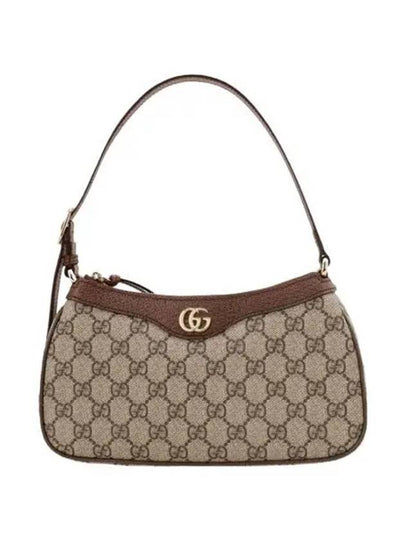 Ophidia GG Small Canvas Shoulder Bag Beige Ebony - GUCCI - BALAAN 2