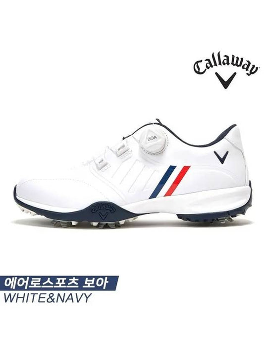 Aerosports Boa AEROSPORT BOA Golf Shoes White Navy Men's - CALLAWAY GOLF - BALAAN 2