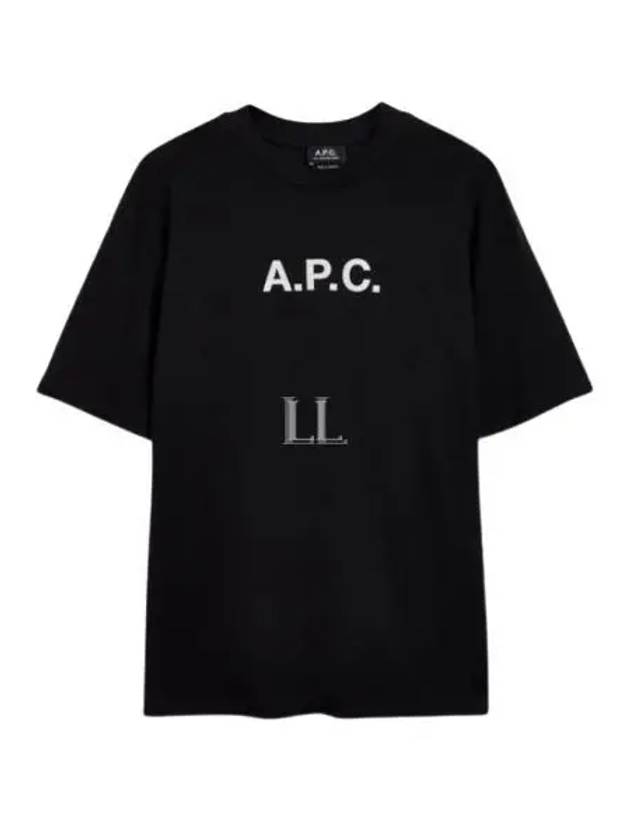 Mae Pique Mesh Short Sleeve T-Shirt Black - A.P.C. - BALAAN 2