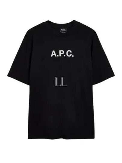 Mae Pique Mesh Short Sleeve T-Shirt Black - A.P.C. - BALAAN 2