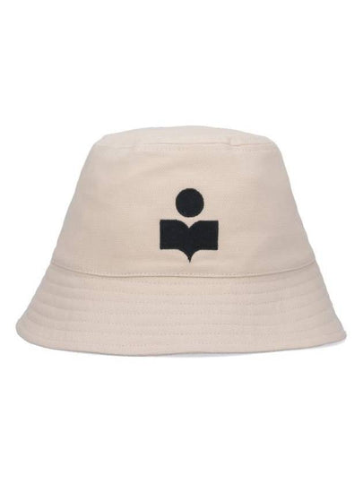 Haley Embroidered Logo Bucket Hat Ivory - ISABEL MARANT - BALAAN 2