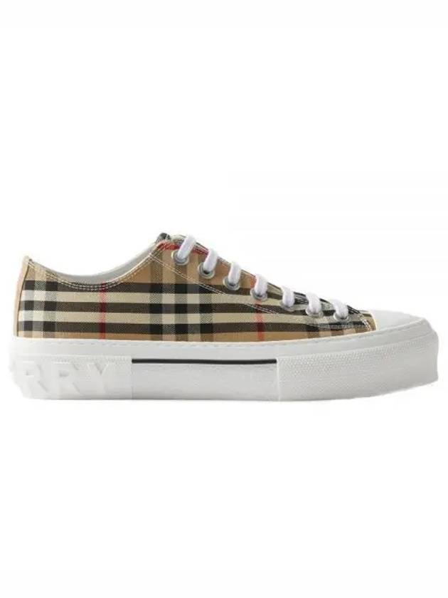 Vintage Check Cotton Sneakers Archive Beige - BURBERRY - BALAAN 2