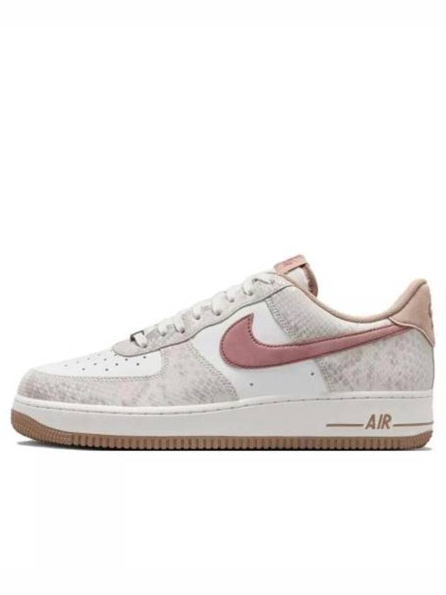 Air Force 1 Snakeskin Low Top Sneakers Pink - NIKE - BALAAN 3