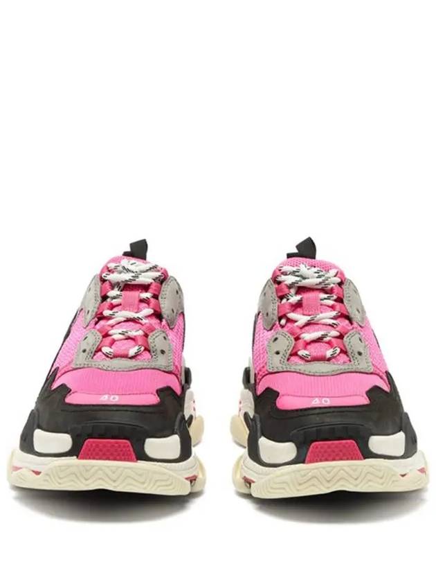 Triple S Low Top Sneakers Black Pink - BALENCIAGA - BALAAN 4