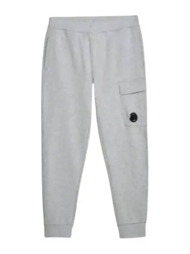 Diagonal Raised Fleece Cargo Track Pants Grey Melange - CP COMPANY - BALAAN 2