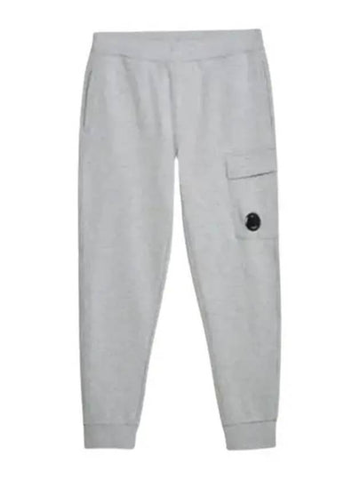 Diagonal Raised Fleece Cargo Track Pants Grey Melange - CP COMPANY - BALAAN 2