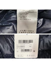 Gles short down jacket navy - MONCLER - BALAAN.