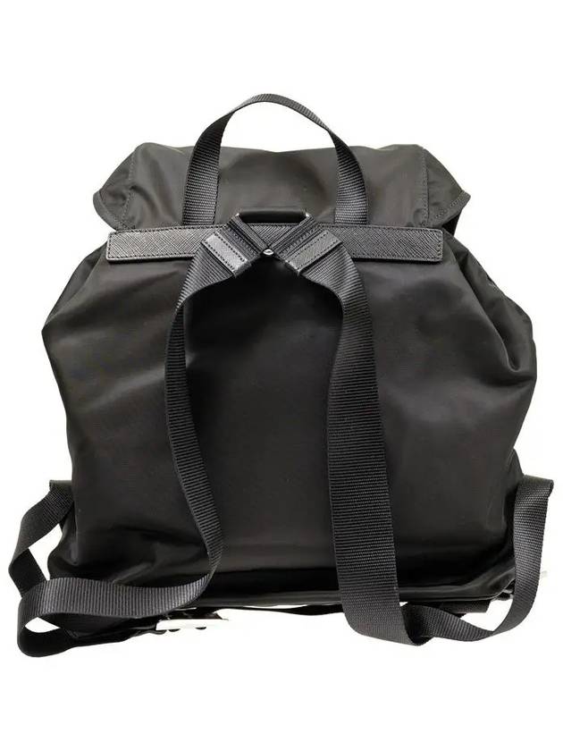 Pocono Drawstring Backpack Black - PRADA - BALAAN 5