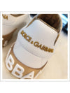 Metallic Logo Low Top Sneakers White - DOLCE&GABBANA - BALAAN 4