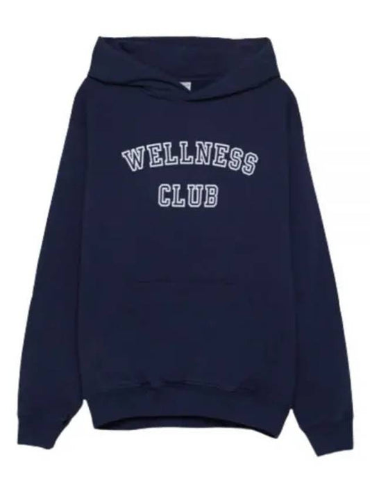 WELLNESS CLUB HOODIE NAVYCREAM HO761 Wellness Club Hoodie - SPORTY & RICH - BALAAN 1