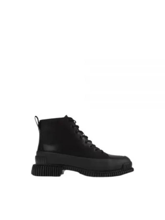 Fix Lace-Up Leather Worker Boots Black - CAMPER - BALAAN 2