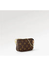 Monogram Mini Pochette Shoulder Bag Brown - LOUIS VUITTON - BALAAN 3