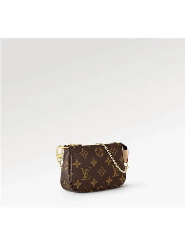 Monogram Mini Pochette Shoulder Bag Brown - LOUIS VUITTON - BALAAN 3