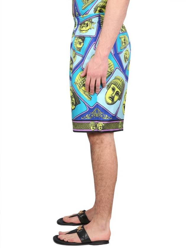 Le Marchere LE MASCHERE Silk Shorts - VERSACE - BALAAN 4