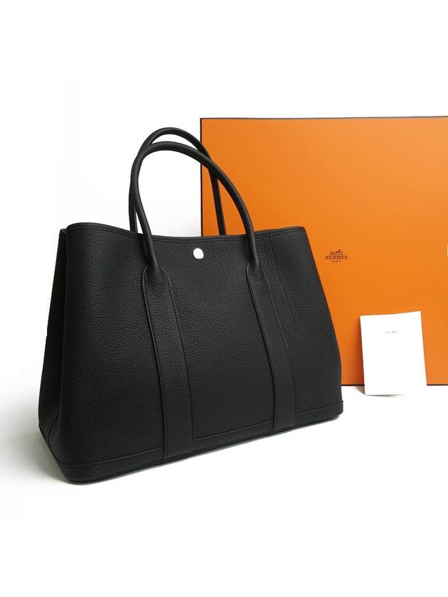 Garden Party 36 Negonda Black w engraved full set - HERMES - BALAAN 1