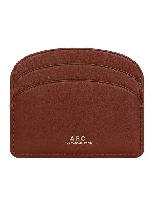 Demi Lune Card Wallet Brown - A.P.C. - BALAAN 2