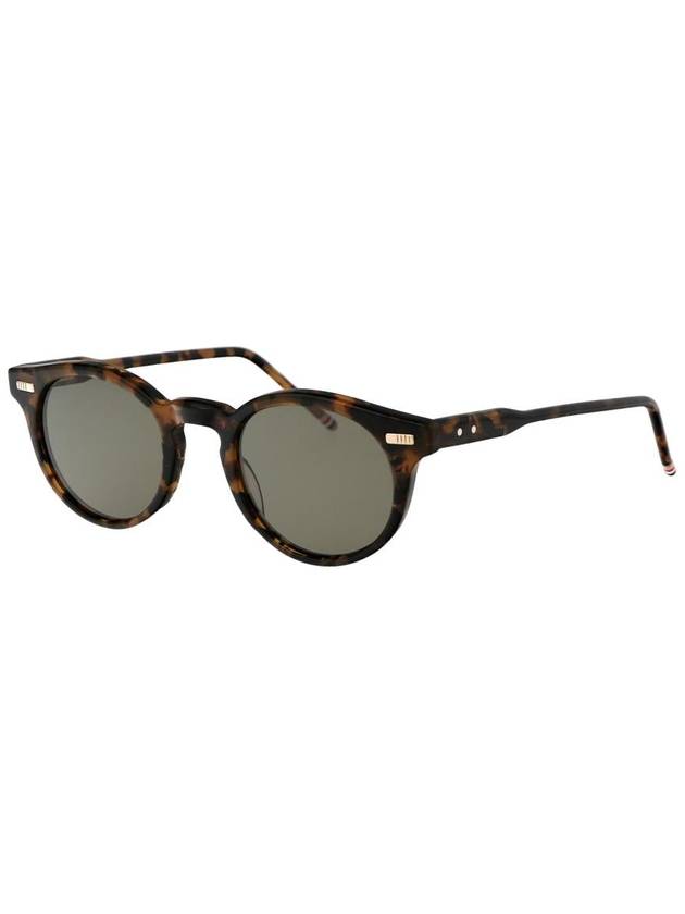 Eyewear Tortoiseshell Round Frame Sunglasses UES404AG0002 - THOM BROWNE - BALAAN 3