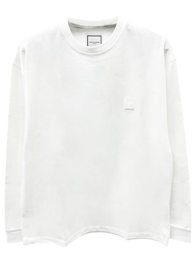 Men s Flower Back Logo Long Sleeve T Shirt White 201371 - WOOYOUNGMI - BALAAN 2