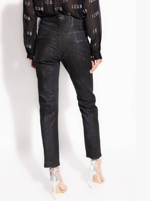 Dsquared2 Jeans With Logo, Women's, Black - DSQUARED2 - BALAAN 4