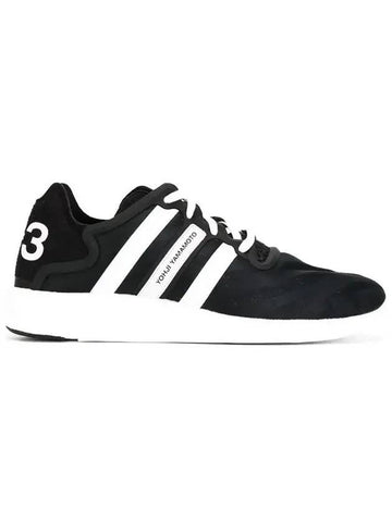 Yoji Run Low Top Sneakers Black - Y-3 - BALAAN.