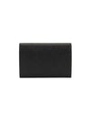 GG Marmont Leather Card Wallet Black - GUCCI - BALAAN 4