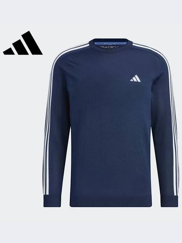 HZ9224 3S Pullover Long Sleeve Sweater - ADIDAS GOLF - BALAAN 1