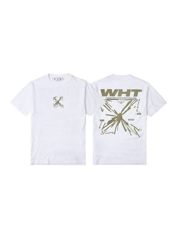 Arrow Print T-shirt OMAA027S23JER0050117 - OFF WHITE - BALAAN 1