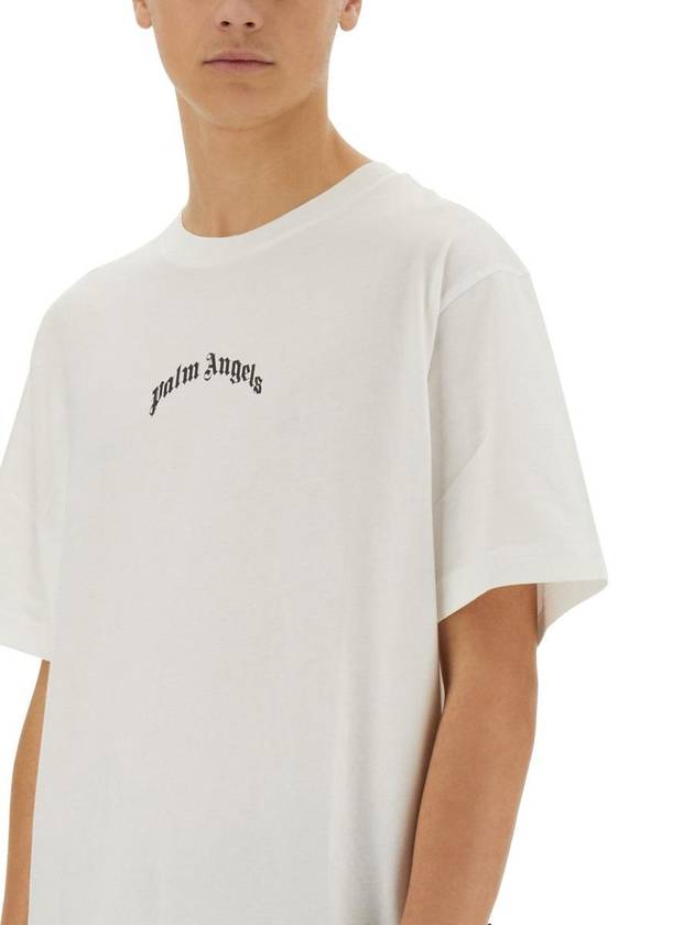 Palm Angels T-Shirt With Logo - PALM ANGELS - BALAAN 4