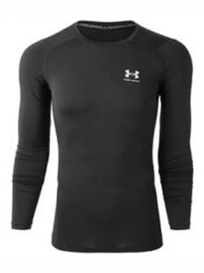 Men's Heat Gear Compression Long Sleeve T-Shirt Black - UNDER ARMOUR - BALAAN 2