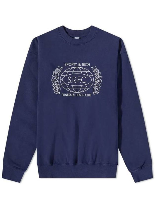 [SPORTY & RICH] SRFC CREWNECK - CR634 NAVY - SPORTY & RICH - BALAAN 1