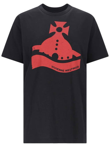 Vivienne Westwood T-shirts and Polos Black - VIVIENNE WESTWOOD - BALAAN 1