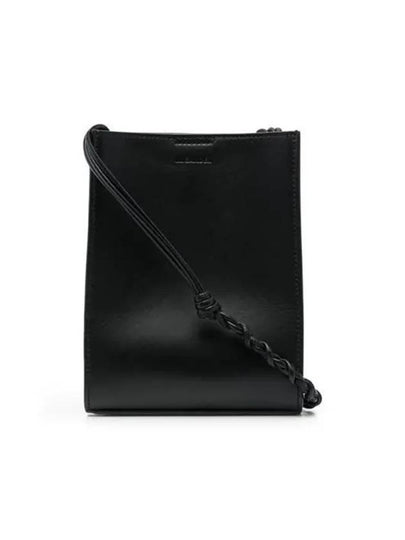 Tangle Leather Small Cross Bag Black - JIL SANDER - BALAAN 2