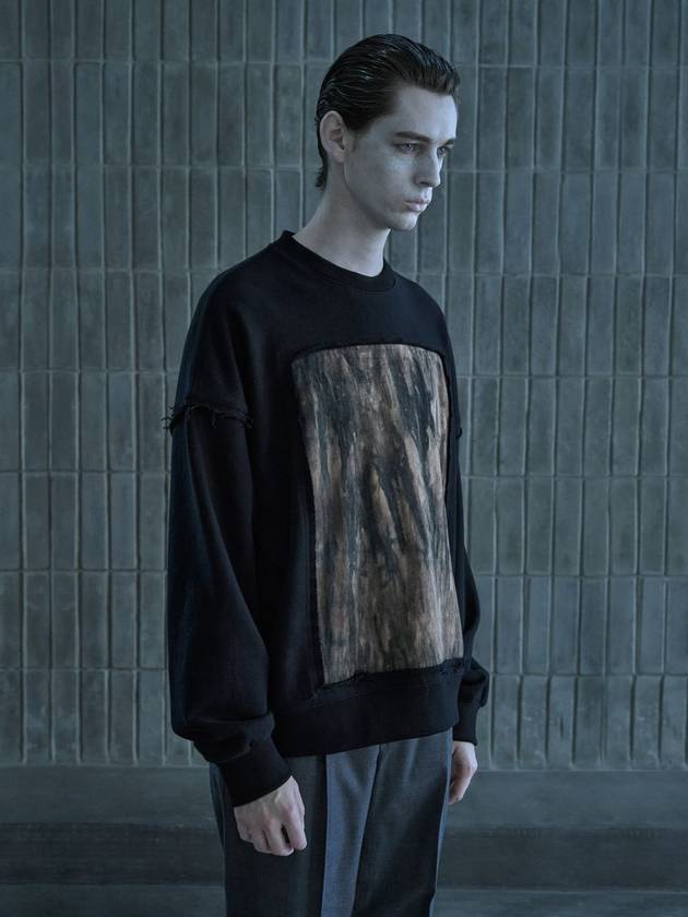 Frame Sweatshirt Black MSS2079 - IFELSE - BALAAN 1