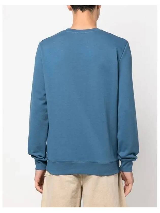 VPC Logo Crew Neck Sweatshirt Blue - A.P.C. - BALAAN 3