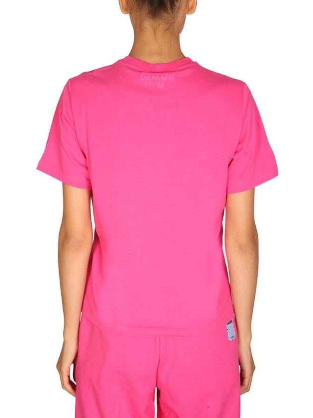 short sleeve t-shirt 624665 RTJ126034 FUCHSIA - ALEXANDER MCQUEEN - BALAAN 4