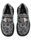 Buffalo Cannage Cotton Tweed Loafer Navy - DIOR - BALAAN 2