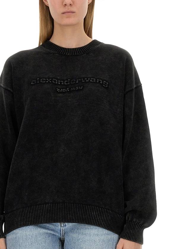 SWEATSHIRT WITH LOGO - ALEXANDER WANG - BALAAN 4