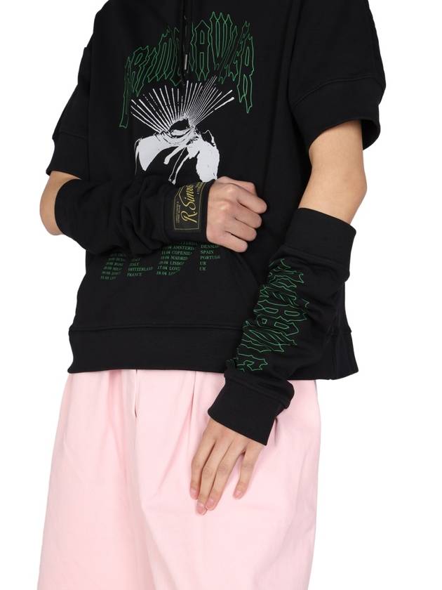 LOGO PRINT SWEATSHIRT - RAF SIMONS - BALAAN 4